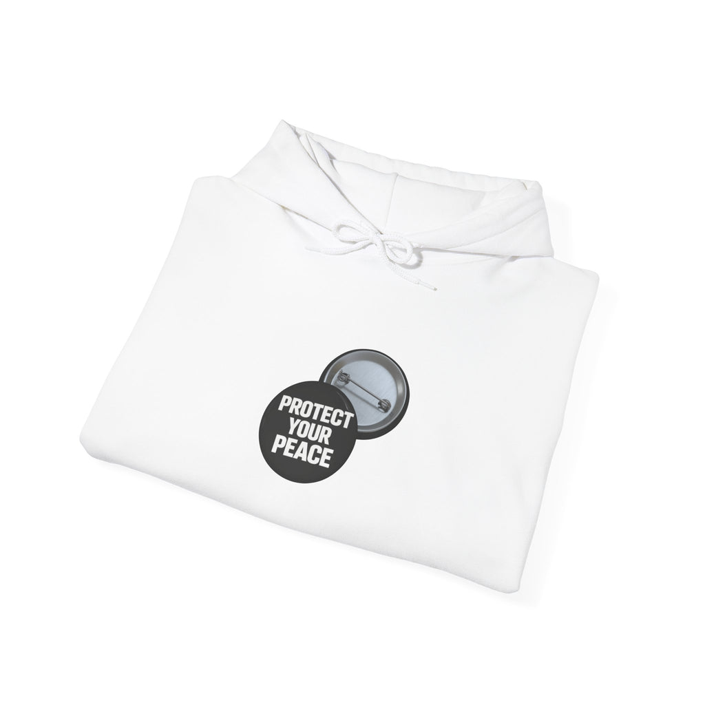 Hoodie  protect your peace  graphic design sleave and chest