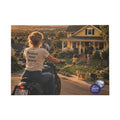 Puzzle — 'Protect Your Peace' Motorcycle & Family Scene Jigsaw (96–1000 pcs)