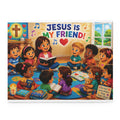 Children’s Jesus Is My Friend Puzzle — Christian Kids 120/252/500-Piece Faith Puzzle