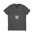 Unisex Jersey Short Sleeve V-Neck Tee