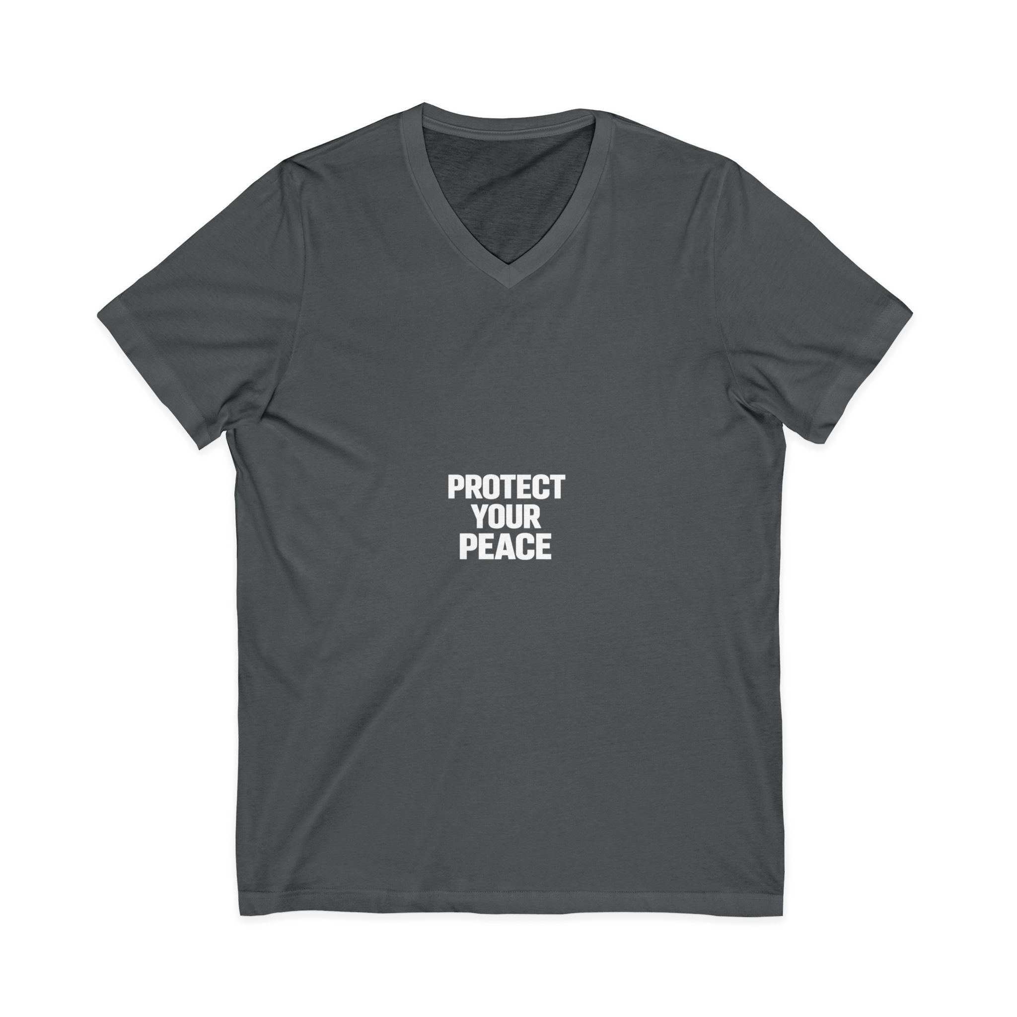 Unisex Jersey Short Sleeve V-Neck Tee