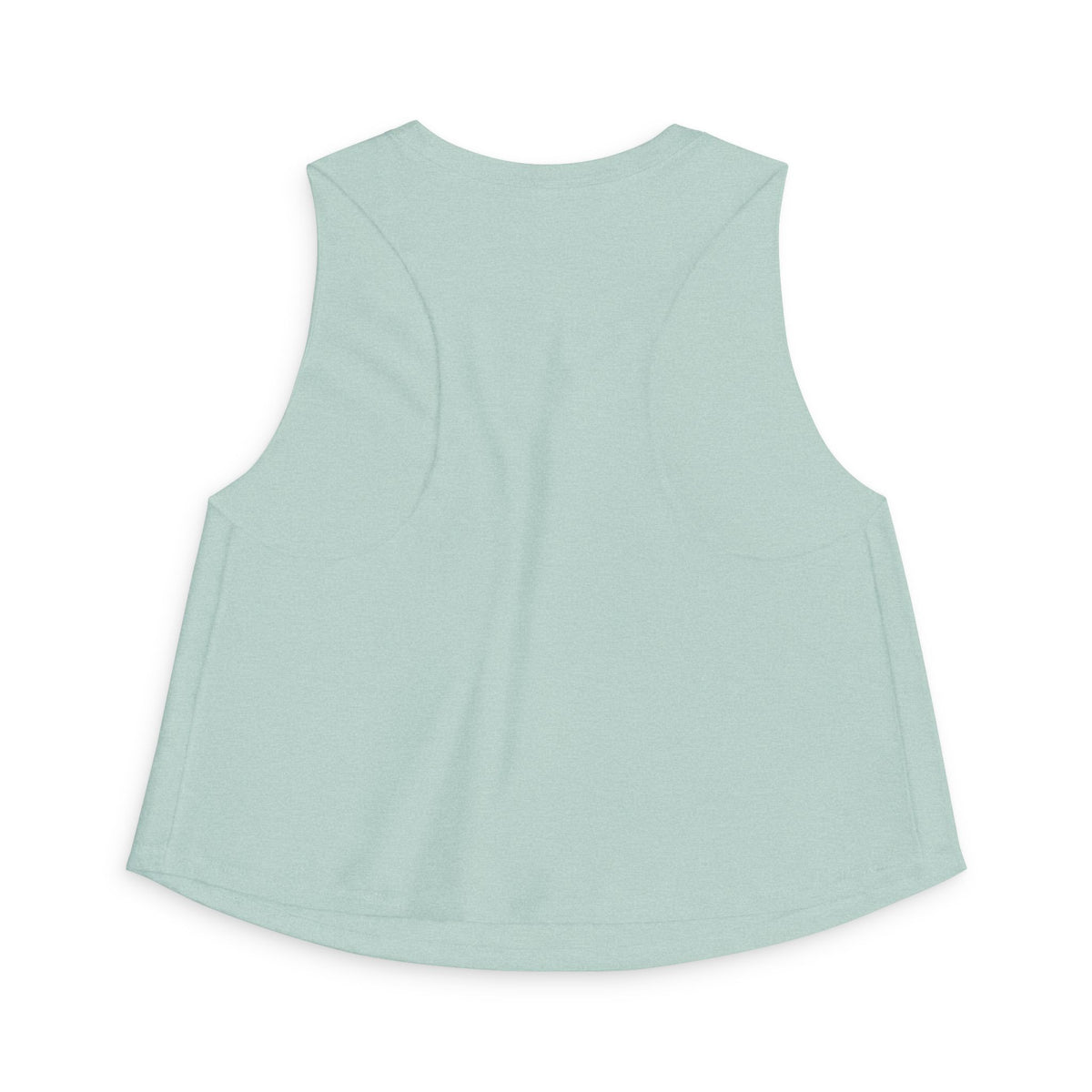 Women's Crop Top - 'Property of Mom' Green Badge Graphic