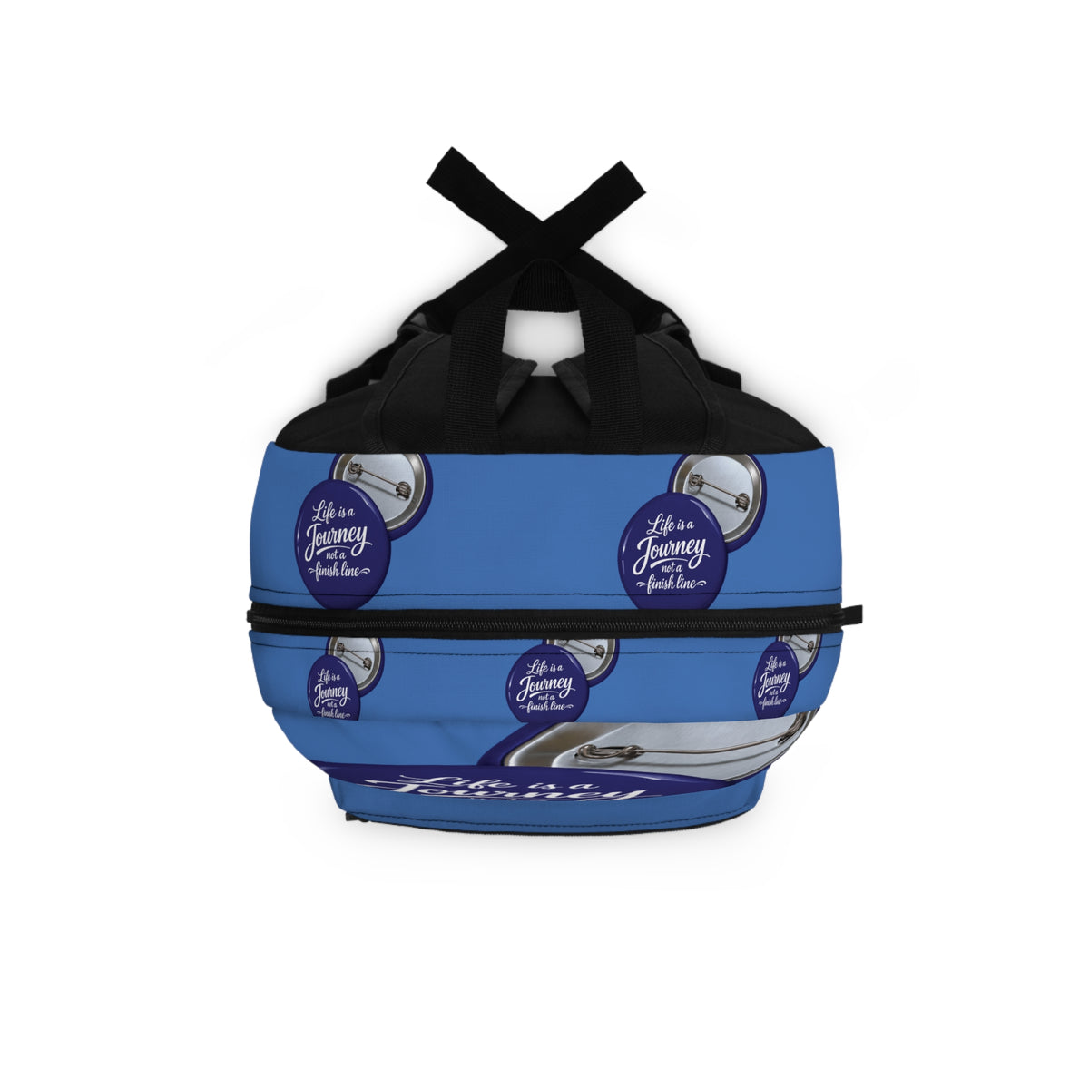 Inspirational "Life Is a Journey not a finish line.'  Backpack – Motivational  napsack.