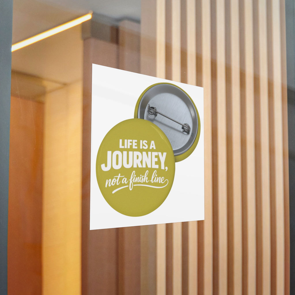 Inspirational 'Life Is A Journey, Not A Finish Line' Sticker