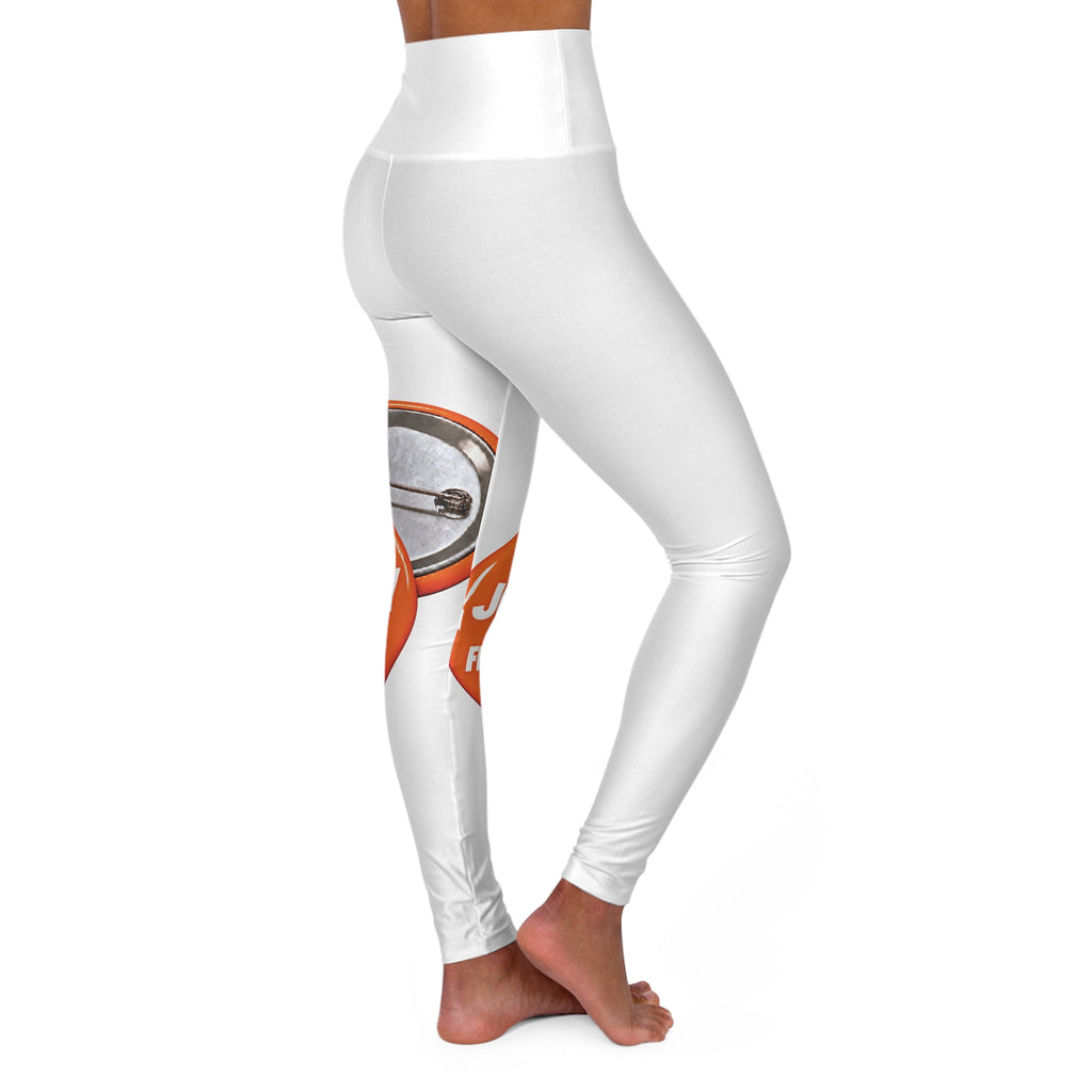 Life’s a Journey High-Waisted Yoga Leggings — Motivational  graphic AOP Fitness Tights