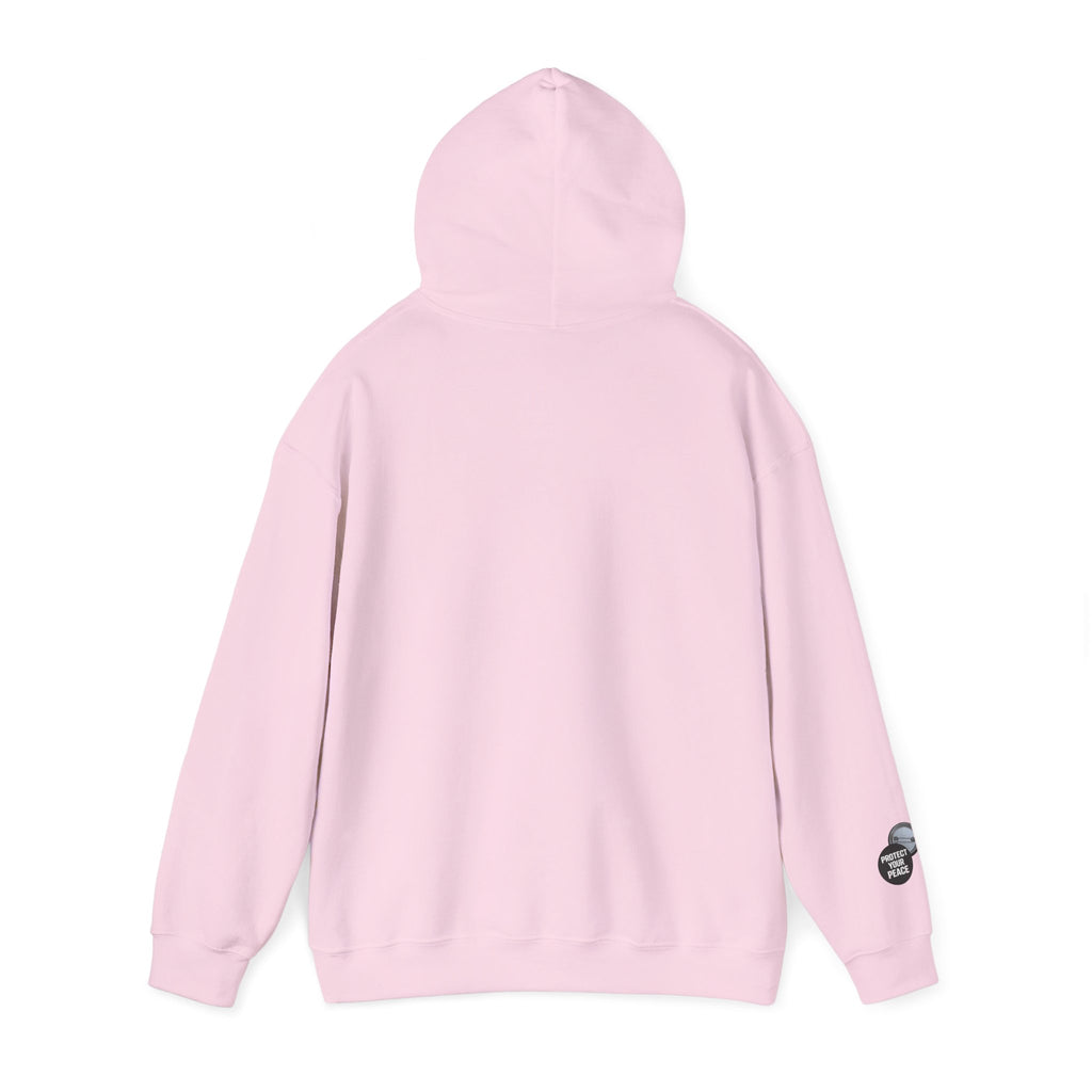 Hoodie  protect your peace  graphic design sleave and chest