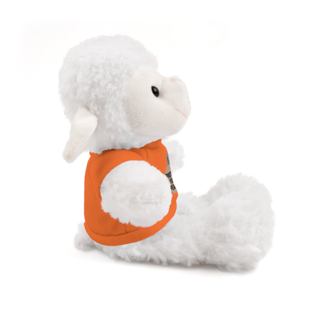 Protect Your Peace Teddy Bear — Plush Stuffed Animal with Tee