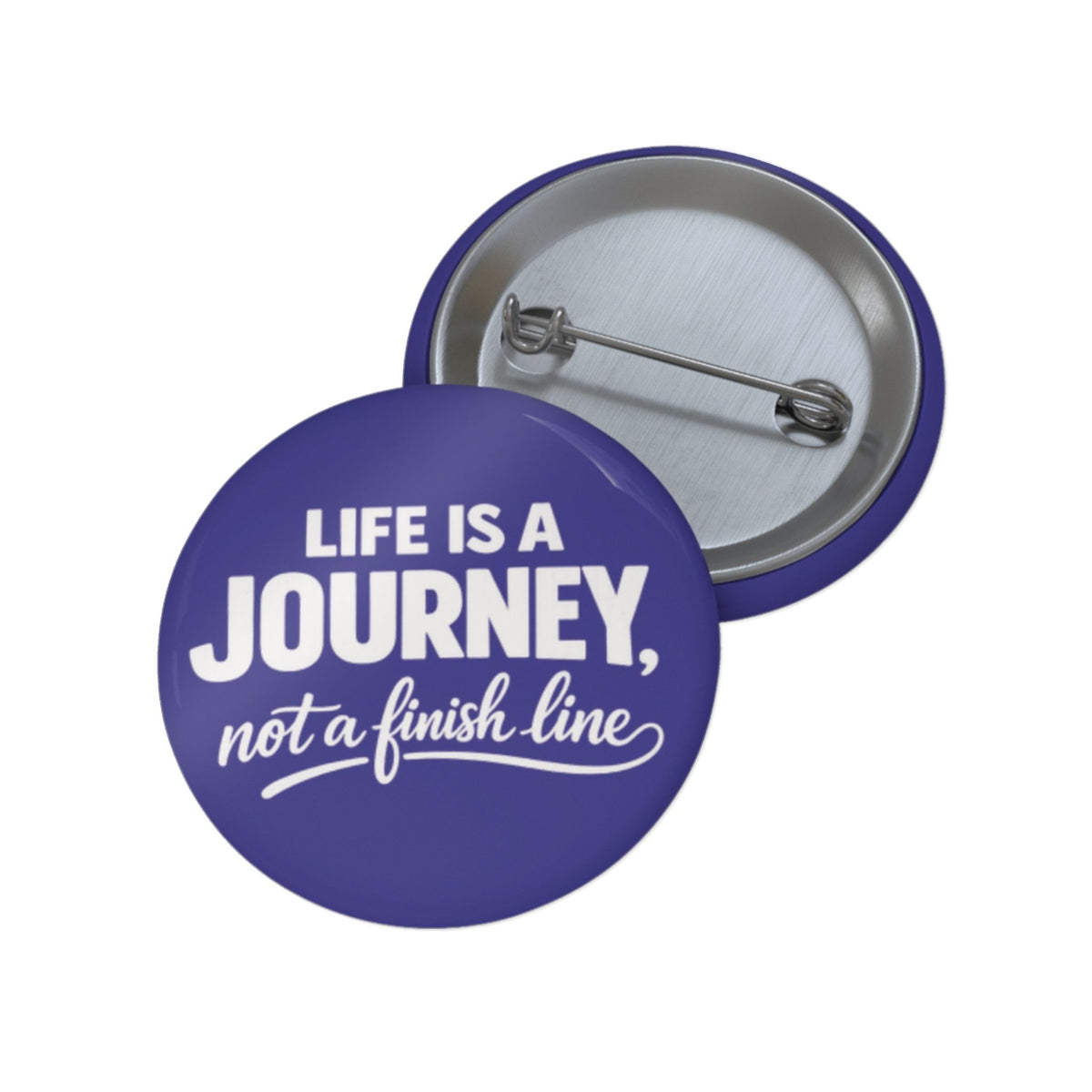 Sticker — “Life Is A Journey, Not A Finish Line” Inspirational Vinyl Decal