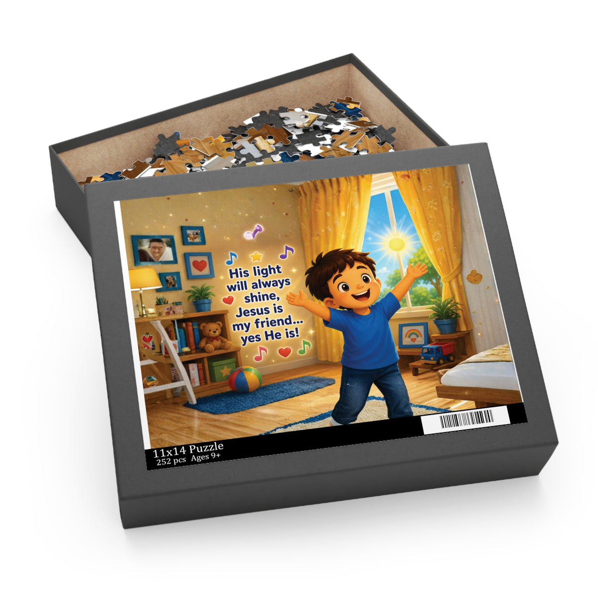 Children's Christian Puzzle — "His Light Will Always Shine" (120/252/500 pc)