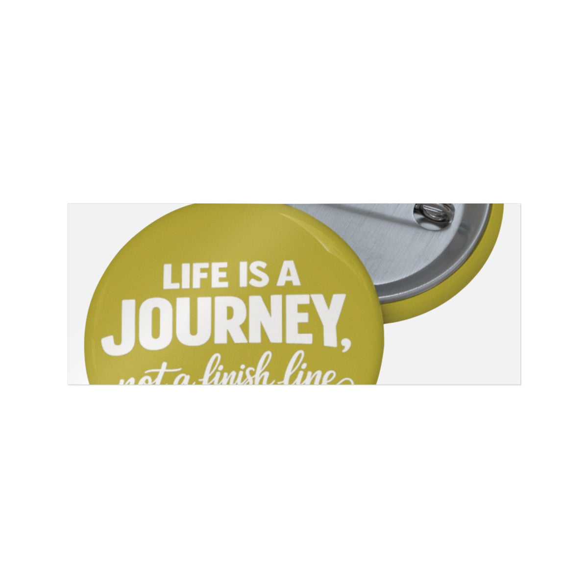 Inspirational 'Life Is A Journey, Not A Finish Line' Sticker