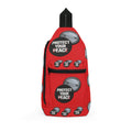 Protect Your Peace Sling Bag – Red Crossbody Anti-Stress Everyday Carry