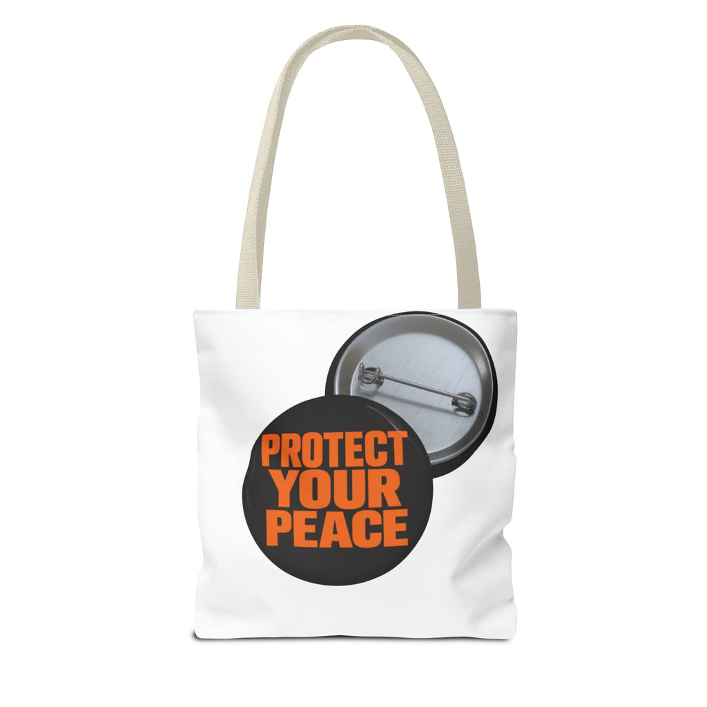 Protect Your Peace graphic design Mental Health Awareness Tote Bag