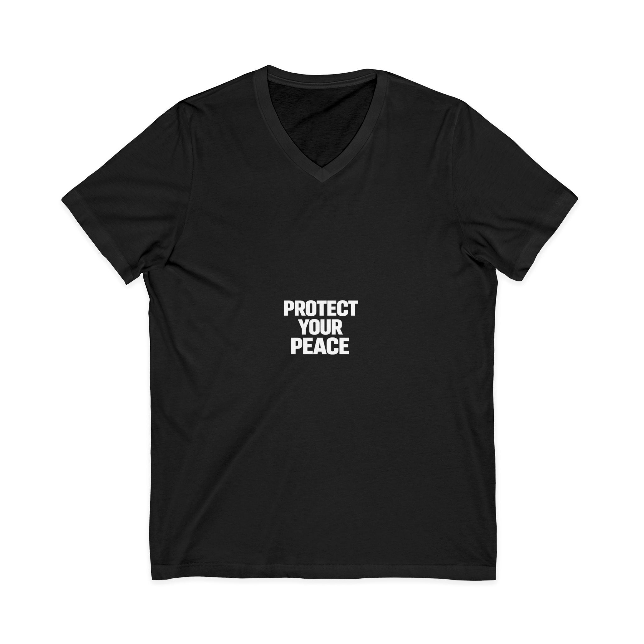Unisex Jersey Short Sleeve V-Neck Tee