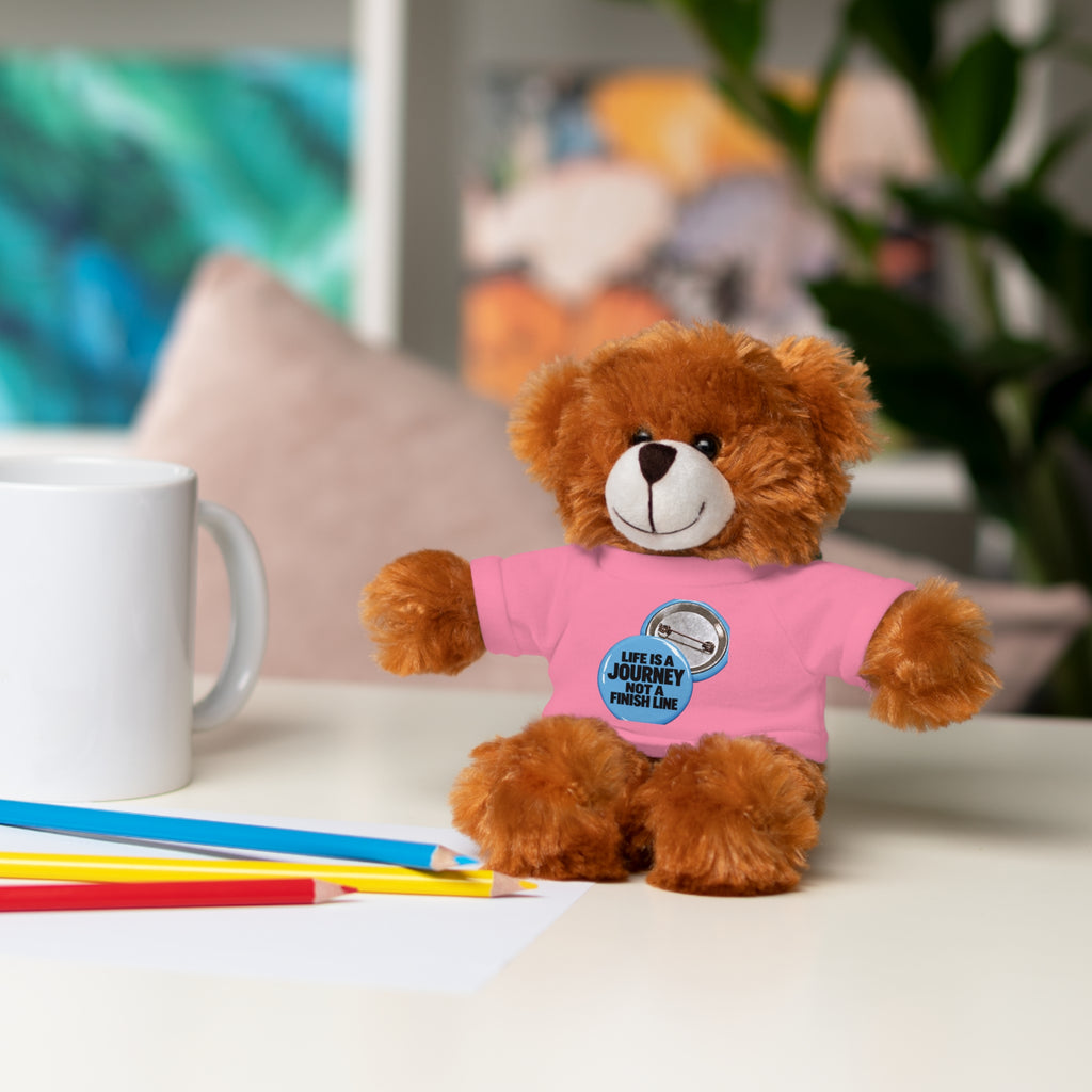 Plush Teddy Bear with Custom Tee — Cute Gift for Kids & Romantic Occasions