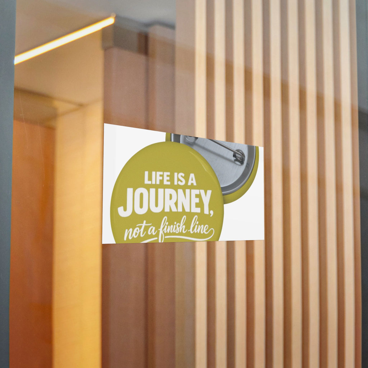 Inspirational 'Life Is A Journey, Not A Finish Line' Sticker