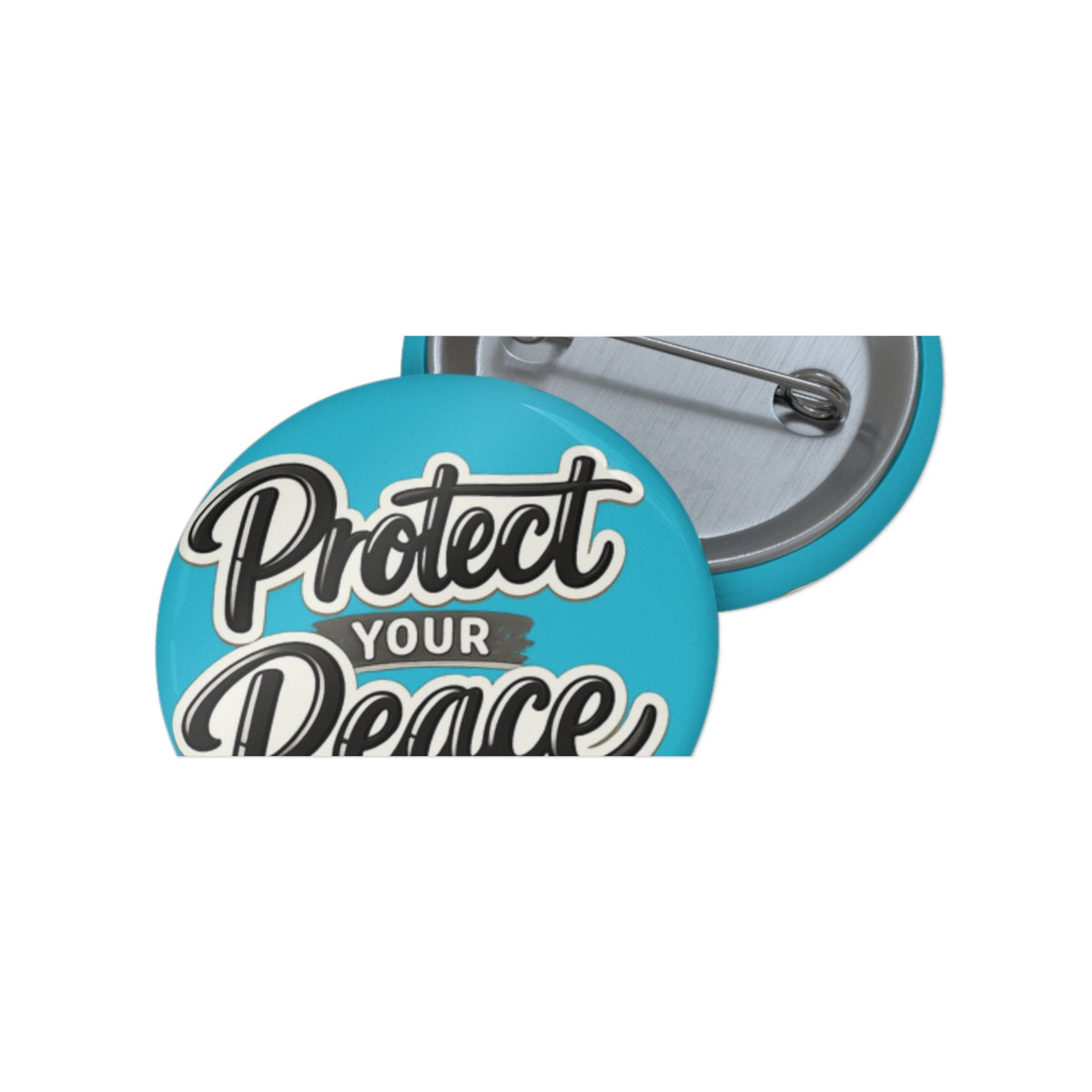 Protect Your Peace Sticker — Inspirational Vinyl Decal (Blue)