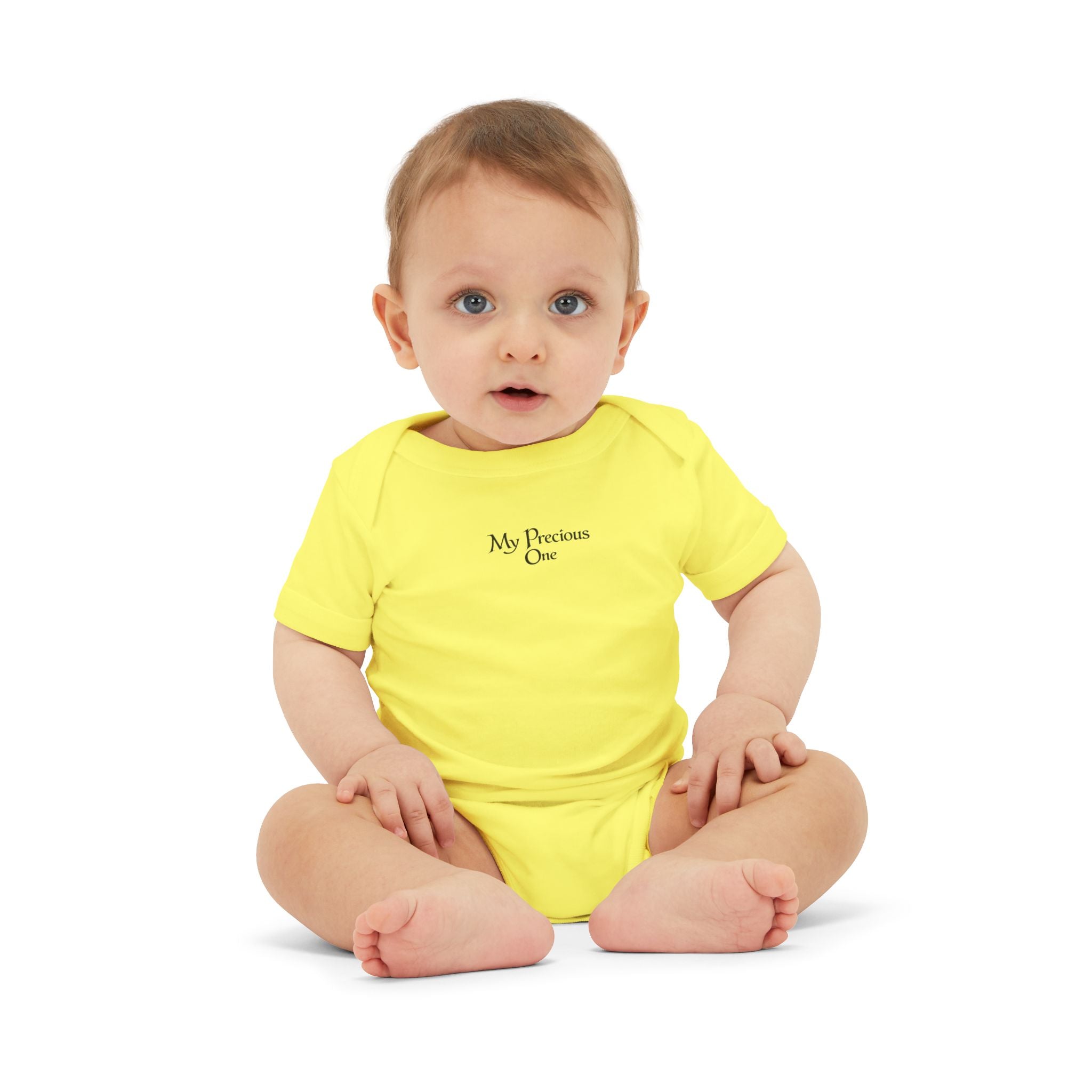 Minimal 'My Favorite' Infant Onesie – Soft White Baby Bodysuit