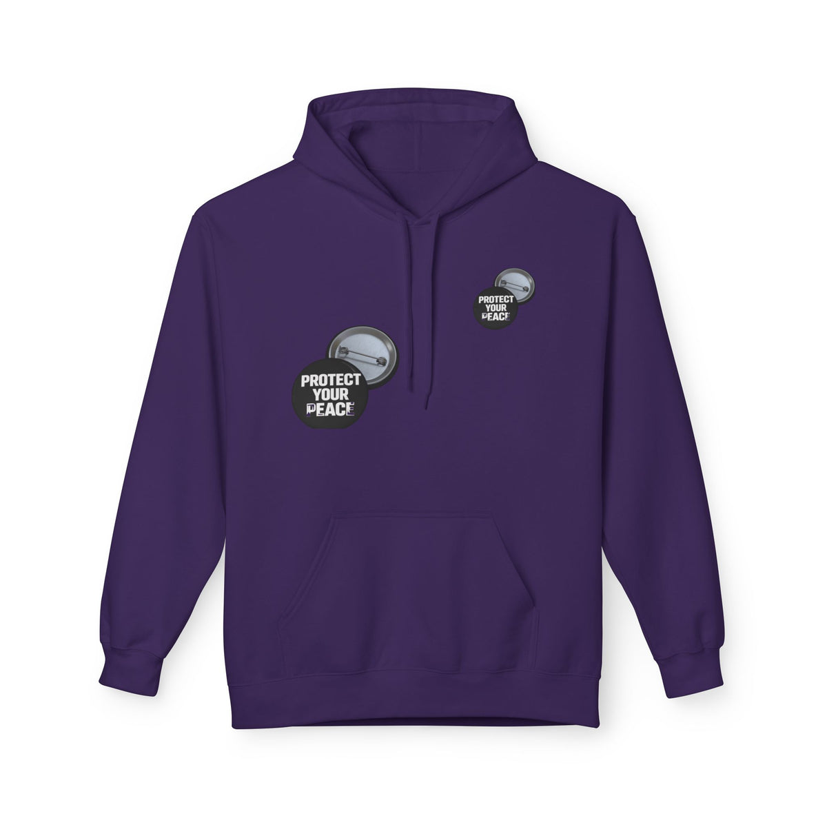 Protect Your Peace Hoodie — Minimal Badge Graphic Pullover