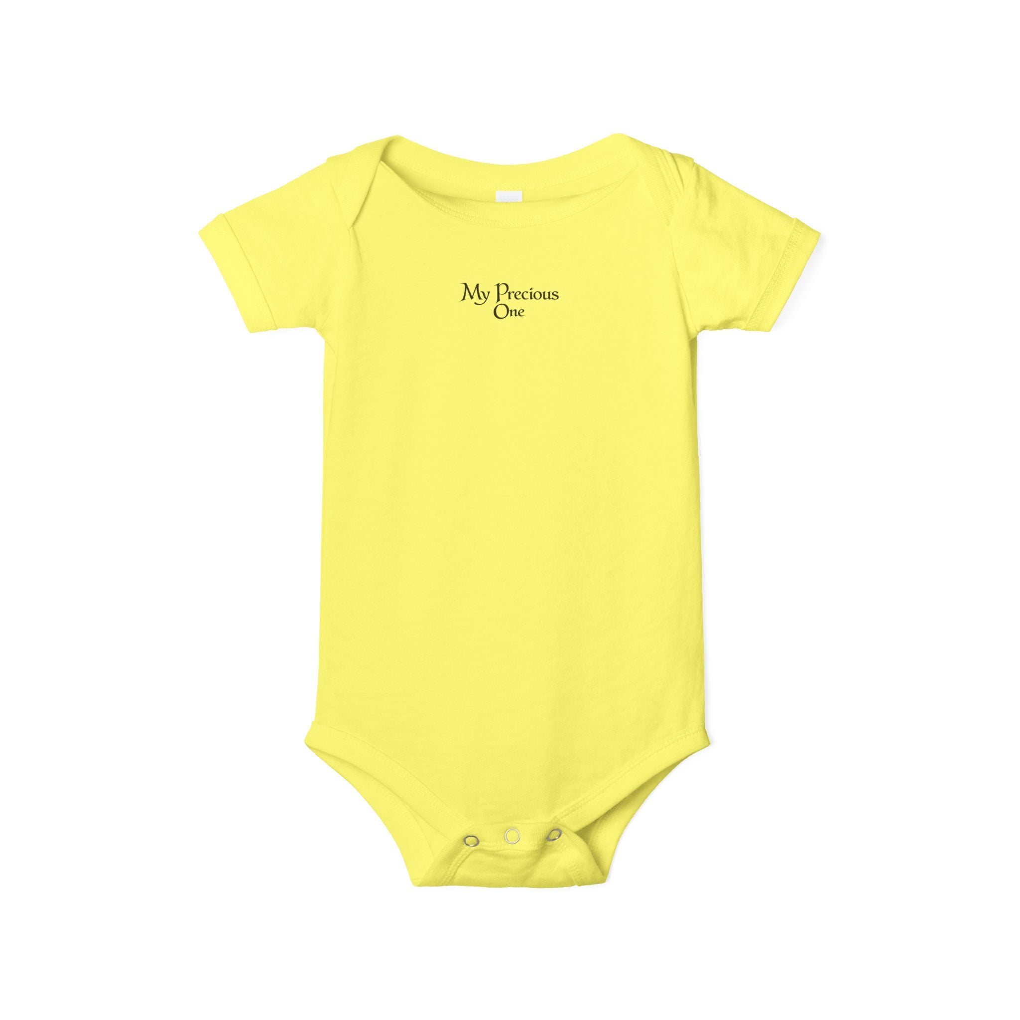 Minimal 'My Favorite' Infant Onesie – Soft White Baby Bodysuit