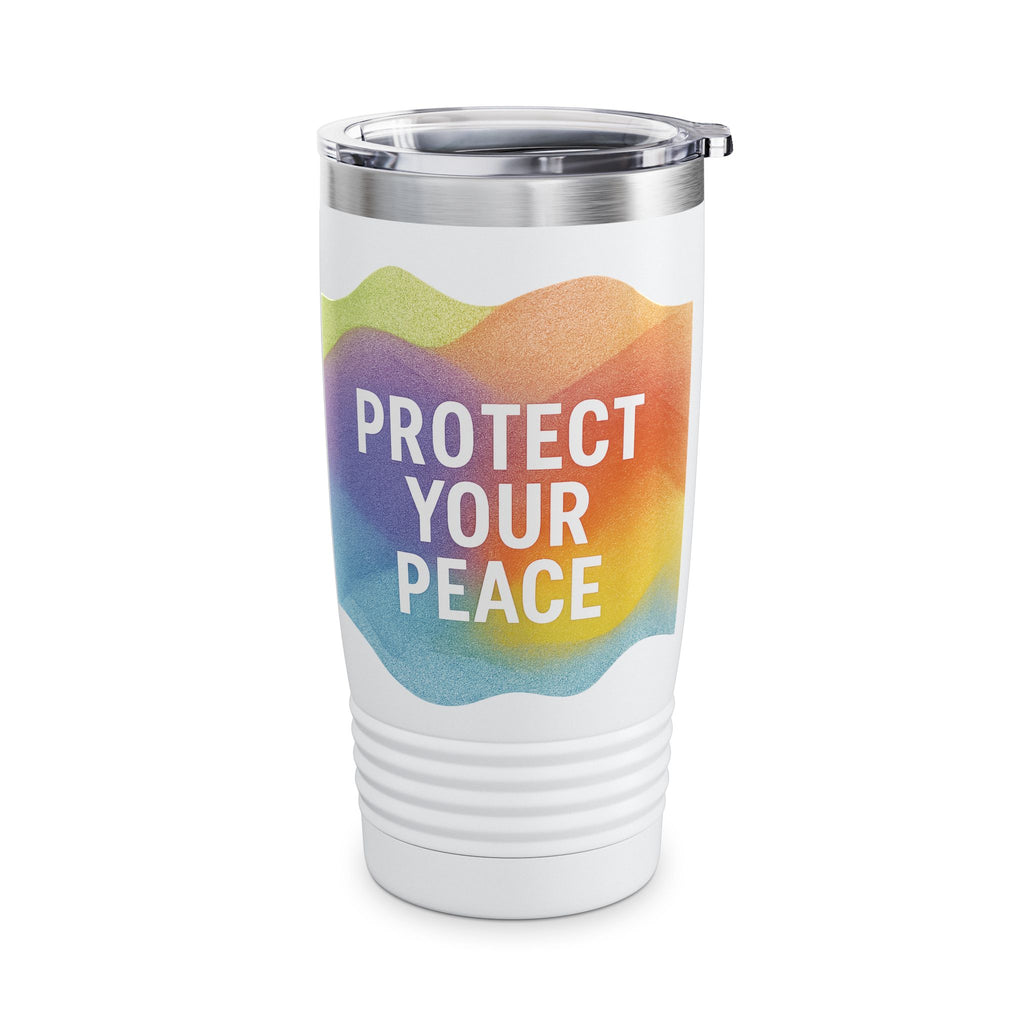 20oz Ringneck Tumbler — "The King of Glory" Crowned Stainless Travel Mug