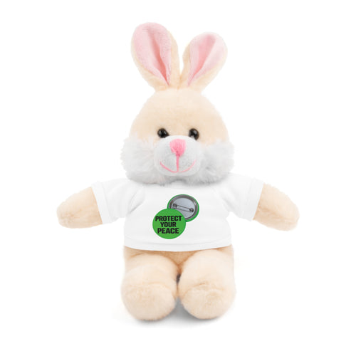Bear Plush with 'Protect Your Peace' Tee