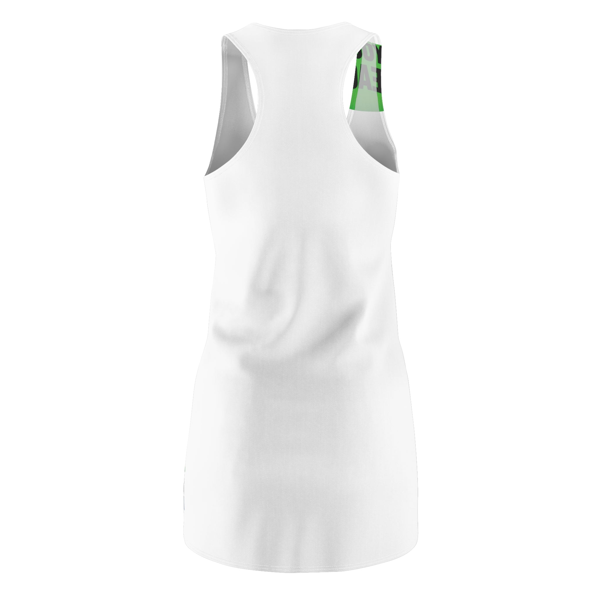 Protect Your Peace Racerback Dress — Positive Message AOP Summer Dress