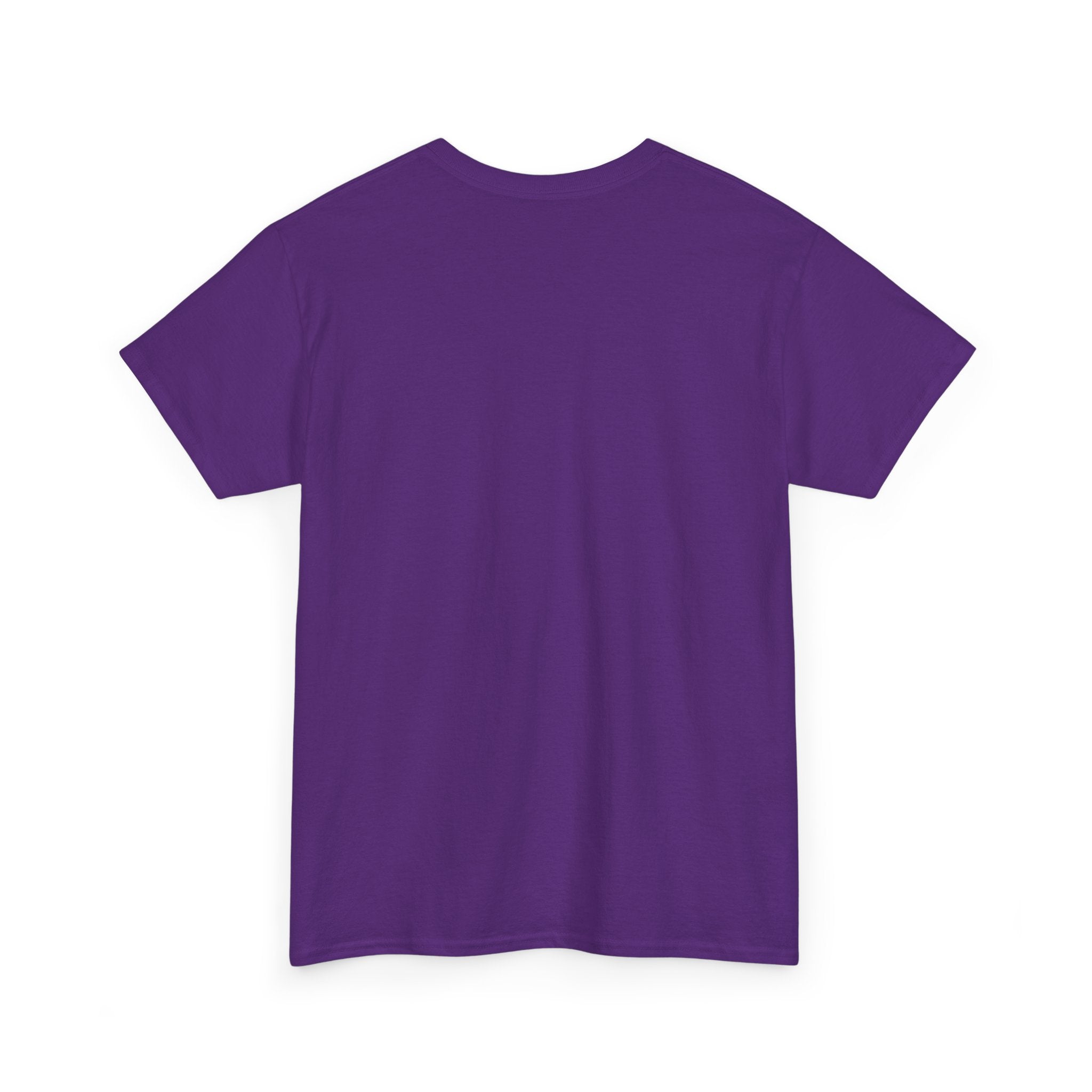 Minimalist White T‑Shirt — Subtle Embossed 'Unisex Heavy Cotton Tee' Design