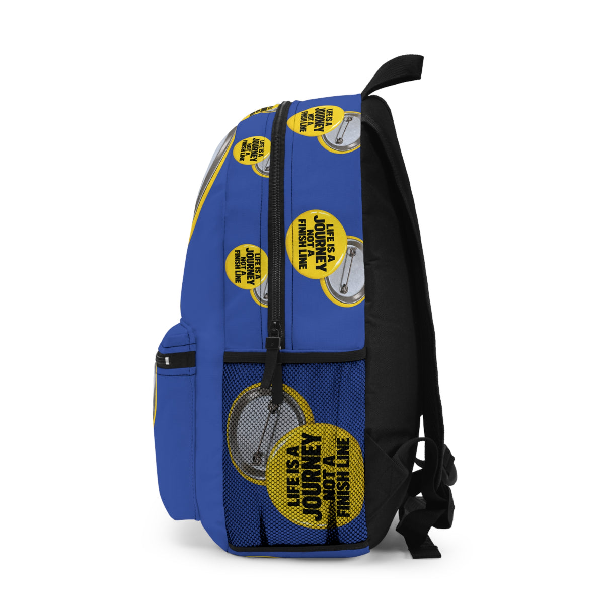 Journey Quote Backpack — "Life Is A Journey, Not A Finish Line" Motivational Pack