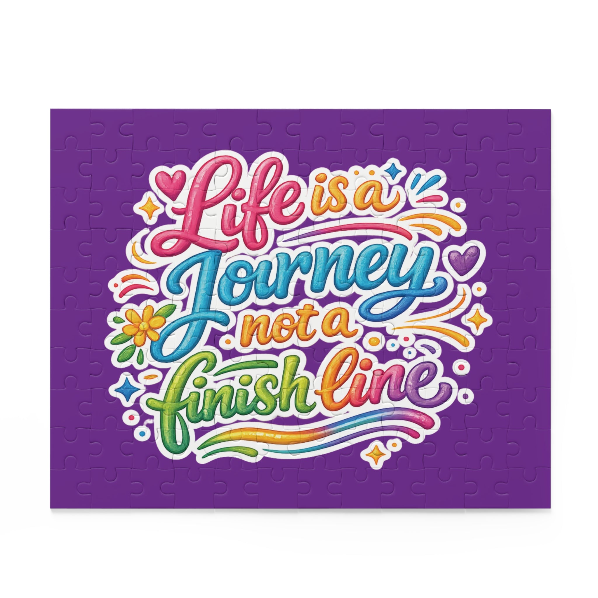 Inspirational 'Life Is a Journey, Not a Finish Line' Puzzle