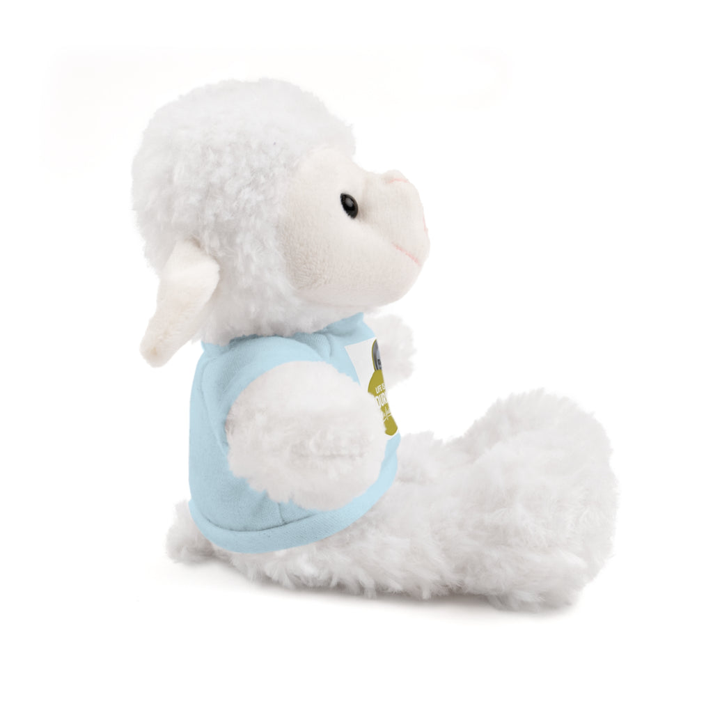 Cute Brown Teddy Bear with 'Life Is a Journey not a finish line.' Tee — Plush Gift for Kids & Travelers