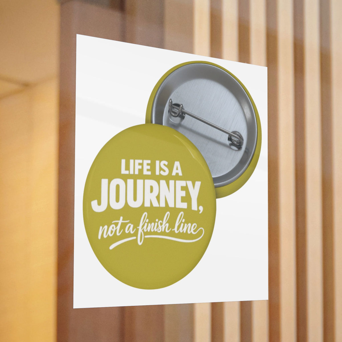 Inspirational 'Life Is A Journey, Not A Finish Line' Sticker