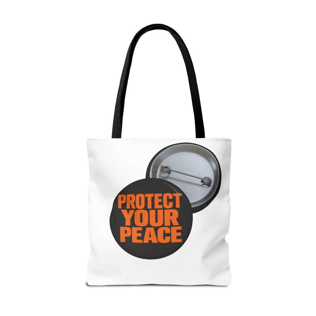 Protect Your Peace graphic design Mental Health Awareness Tote Bag