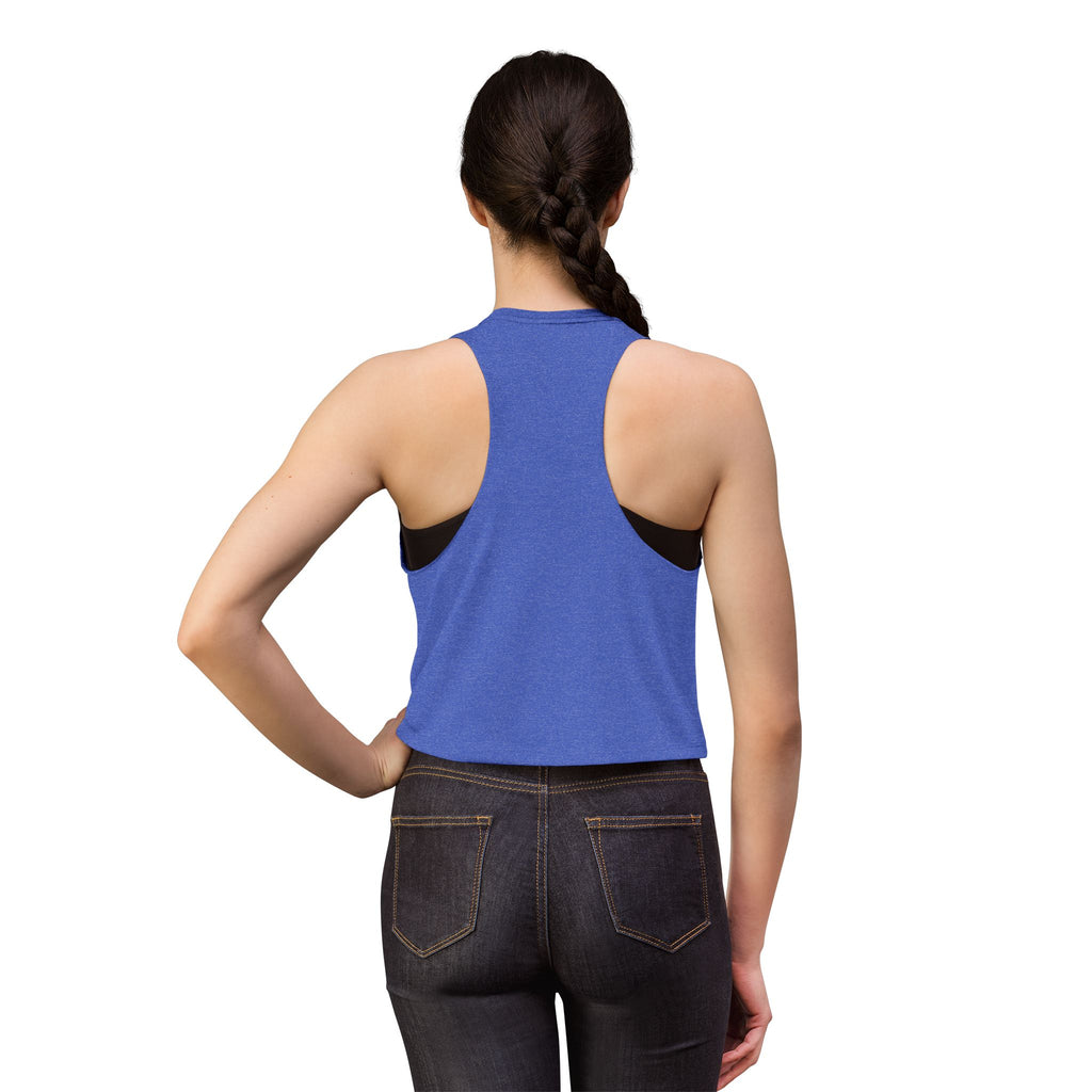 Women's Crop Top - 'Property of Mom' Green Badge Graphic