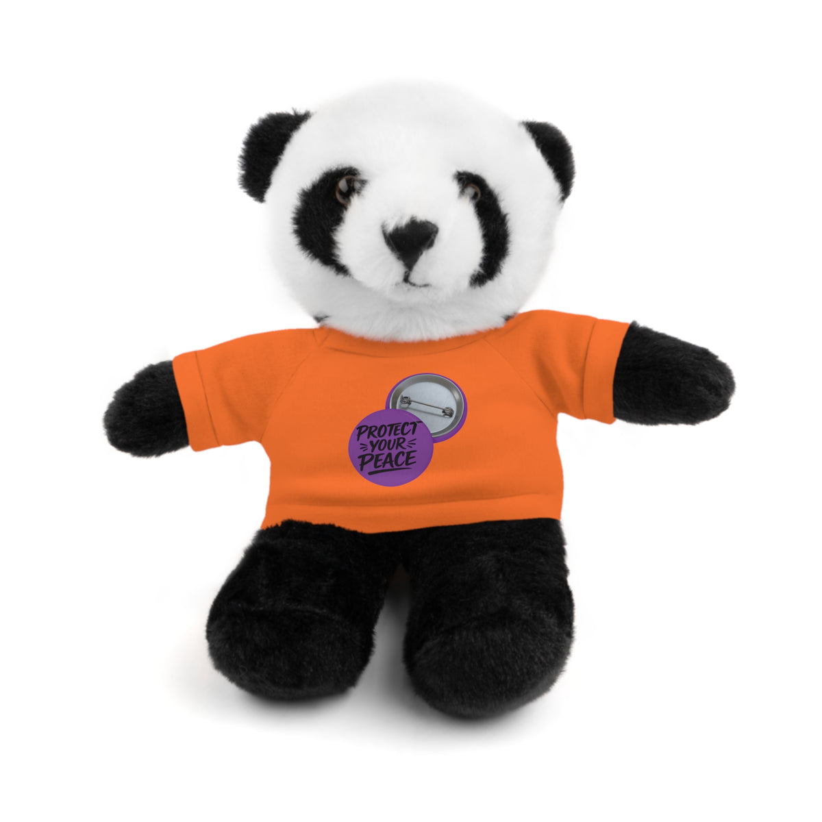 Plush Bear with 'Protect Peace' Tee