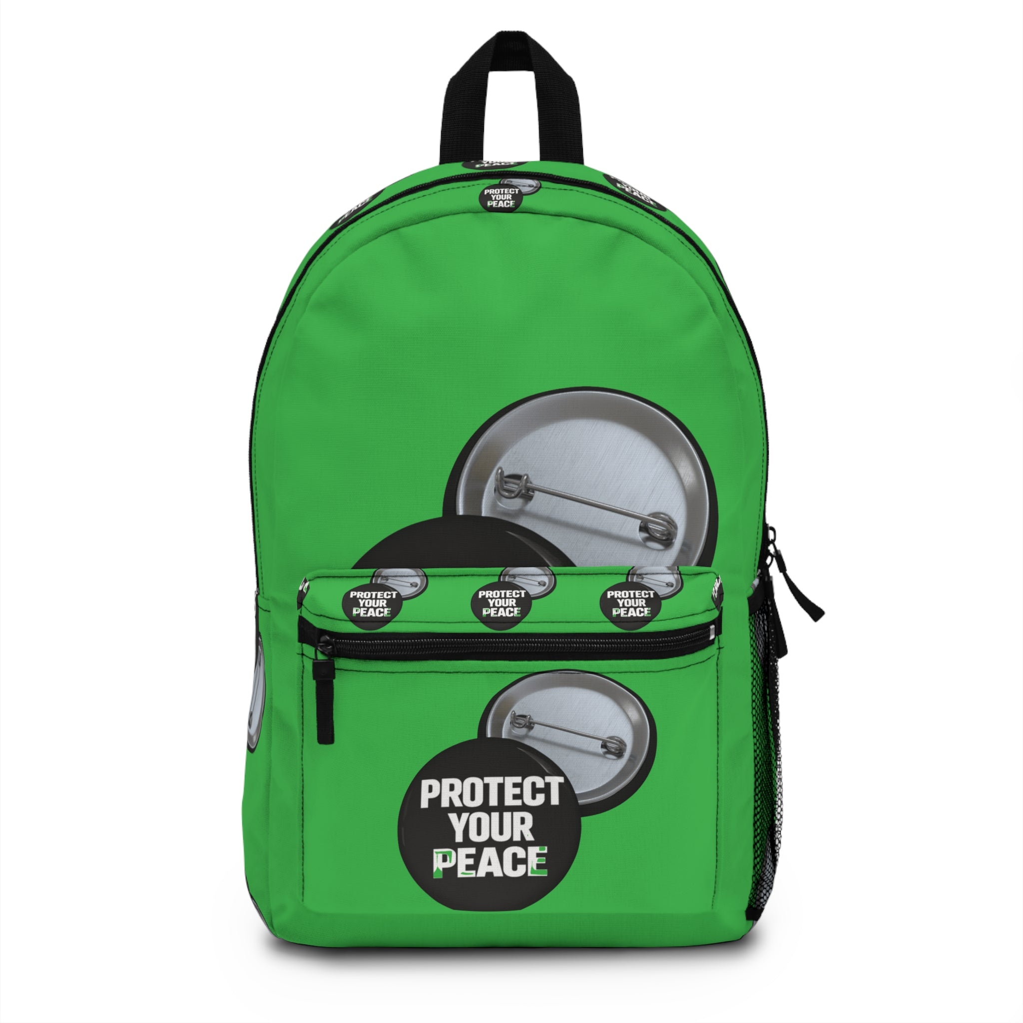 Protect Your Peace Backpack — Motivational Quote School & Travel Bag