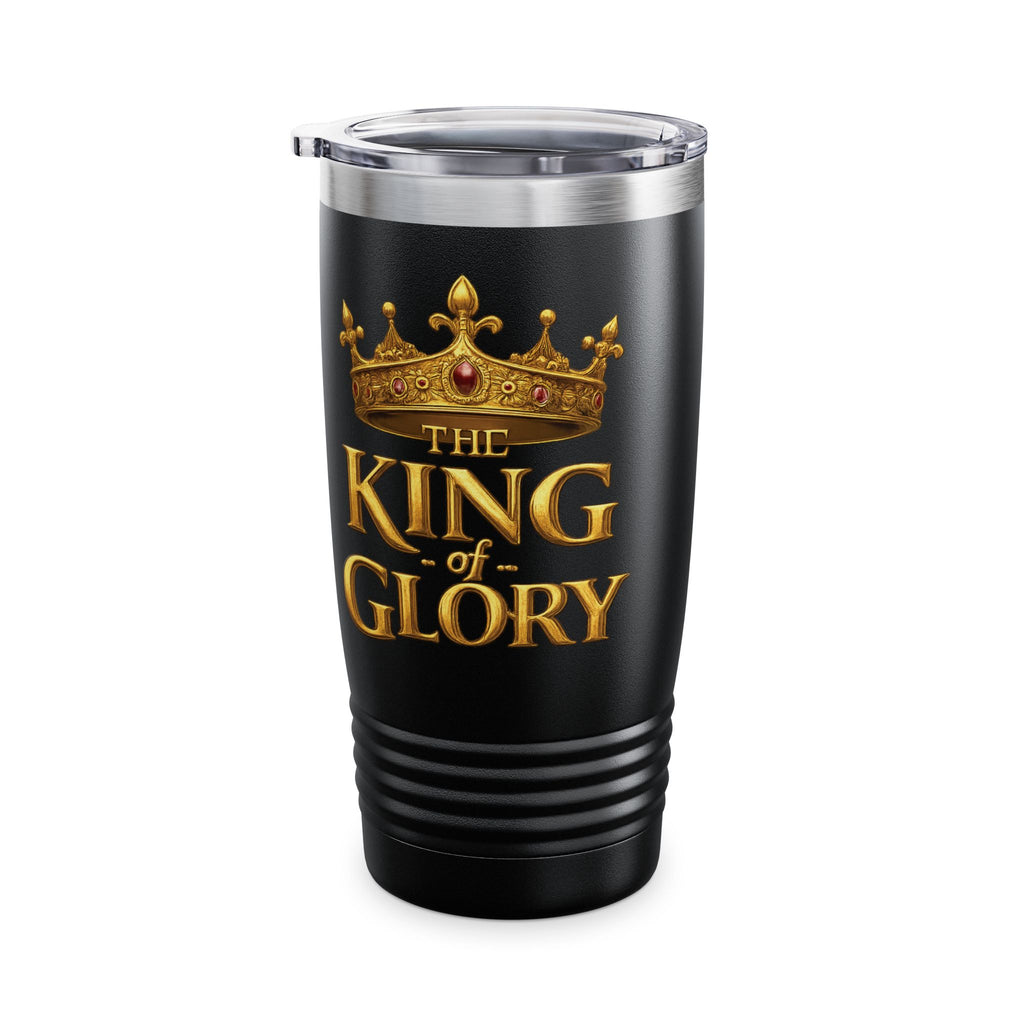 20oz Ringneck Tumbler — "The King of Glory" Crowned Stainless Travel Mug