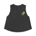 Women's Crop Top — 'Protect Your Peace' Minimal Badge Tank Top