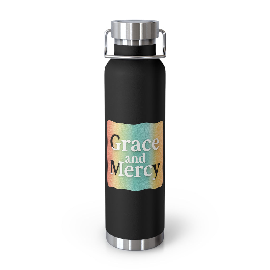 Grace and Mercy 22oz Insulated Water Bottle