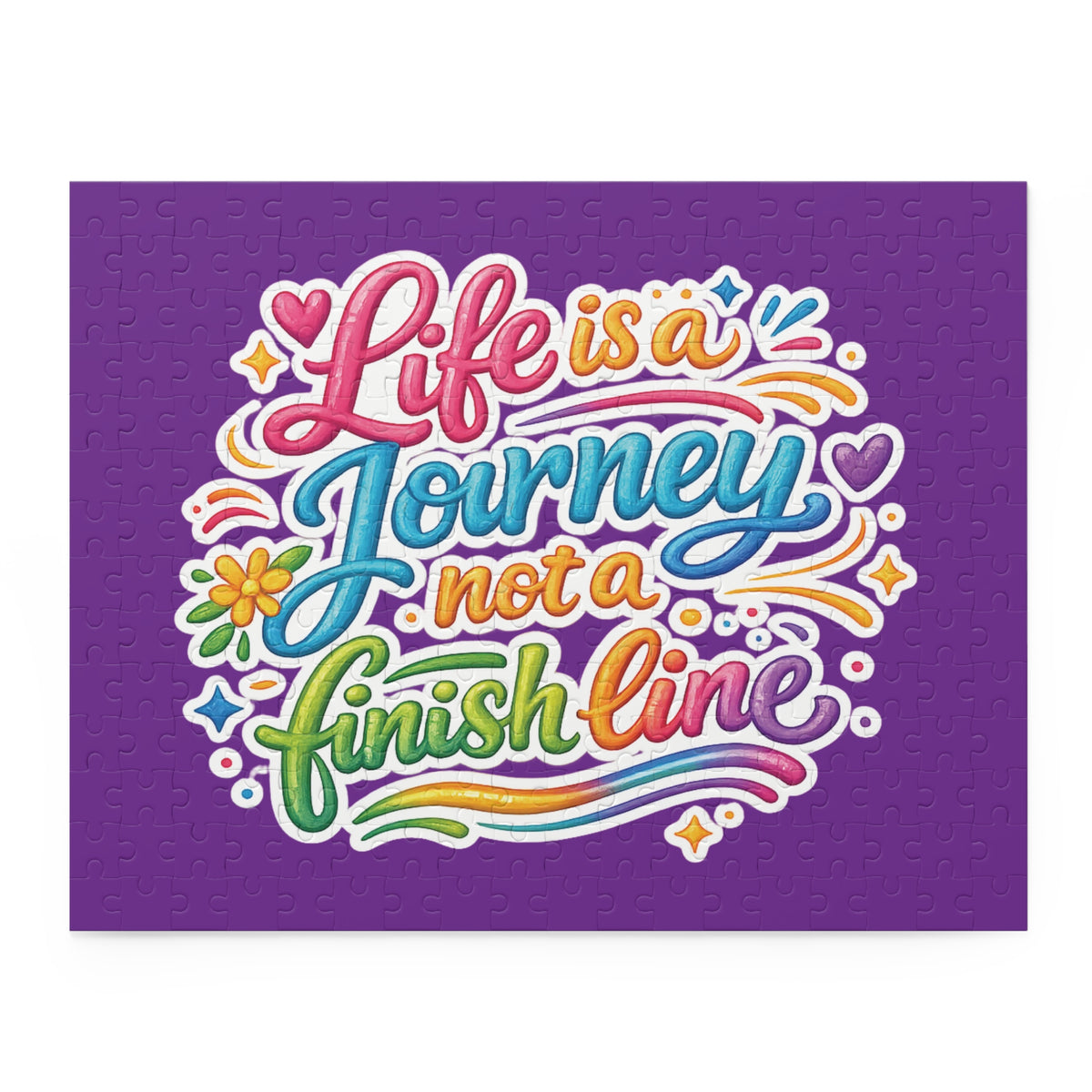 Inspirational 'Life Is a Journey, Not a Finish Line' Puzzle