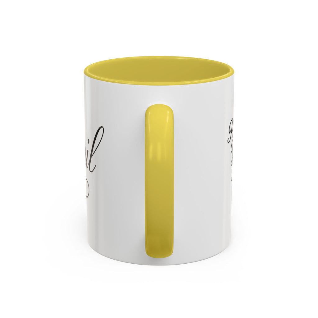 April Script Name Mug — Personalized Birthday Month Coffee Cup (11oz, 15oz)