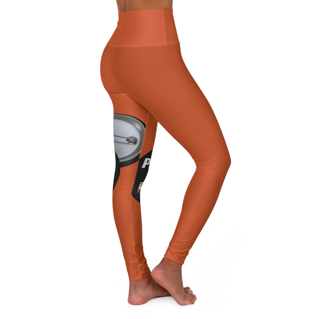 Yoga Leggings — "Protect Your Peace" High-Waist Fitness Leggings