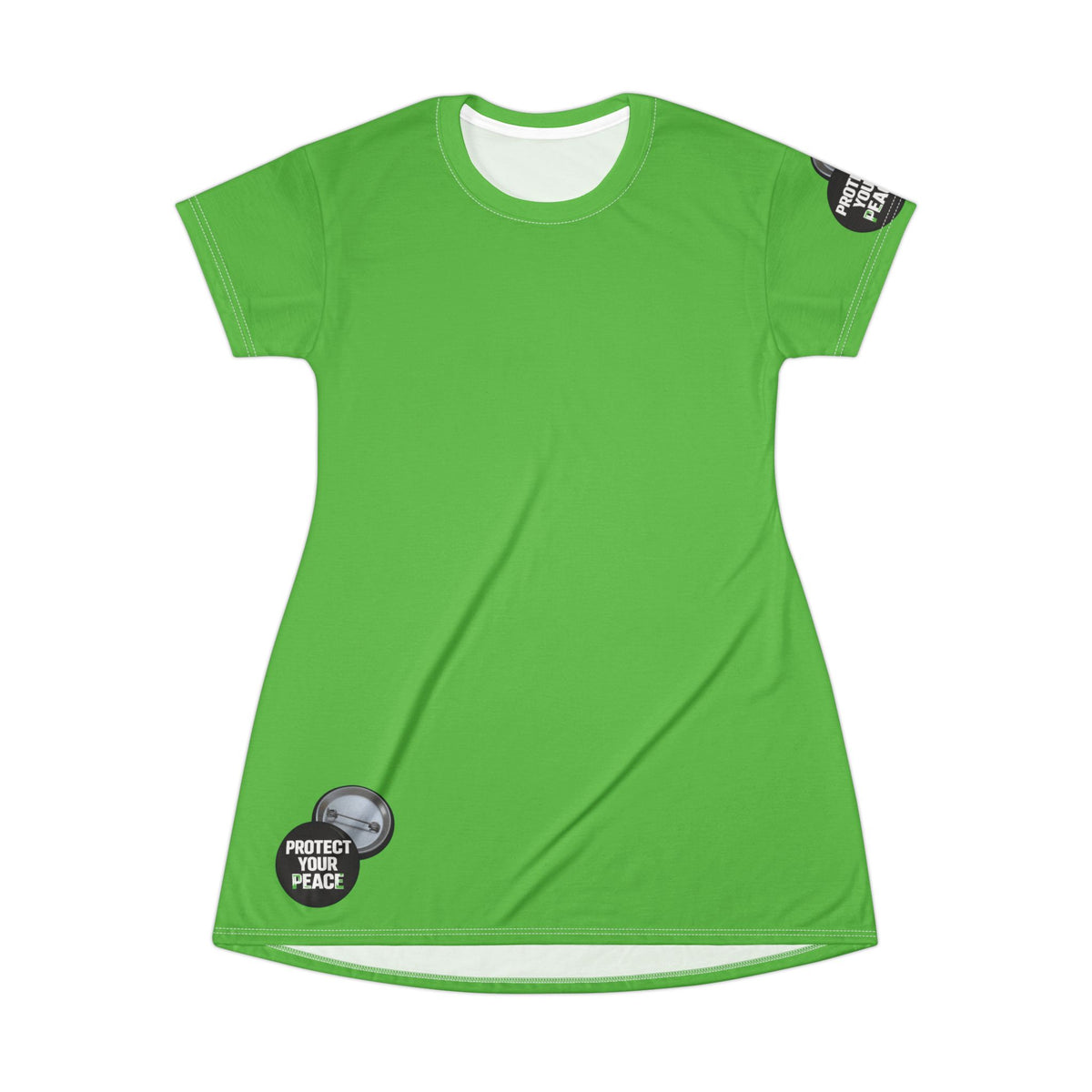 Green T-Shirt Dress