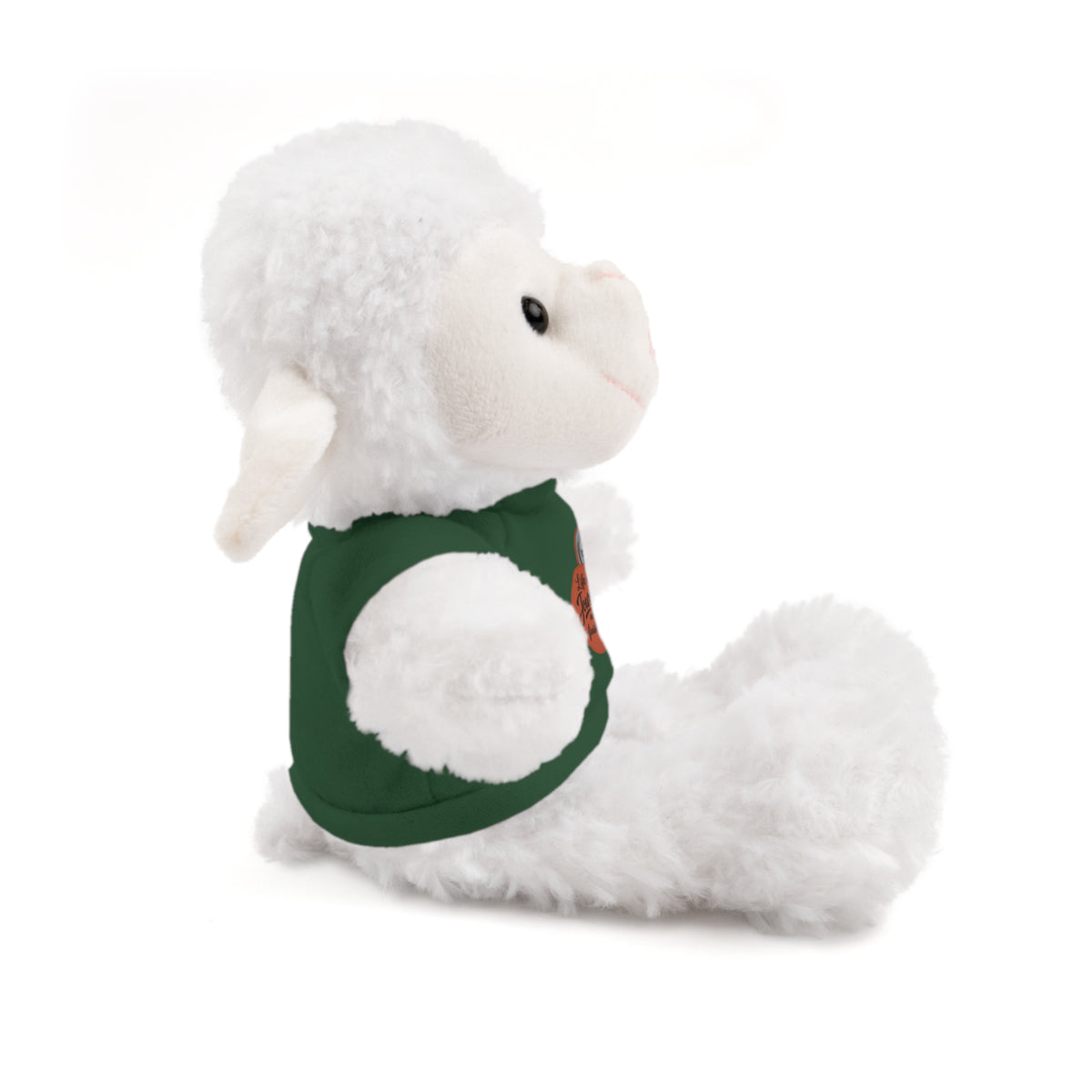 Life is a journey not a finish line. Plush Teddy Bear with Printed Tee — Cute Personalized Gift for Kids & Couples