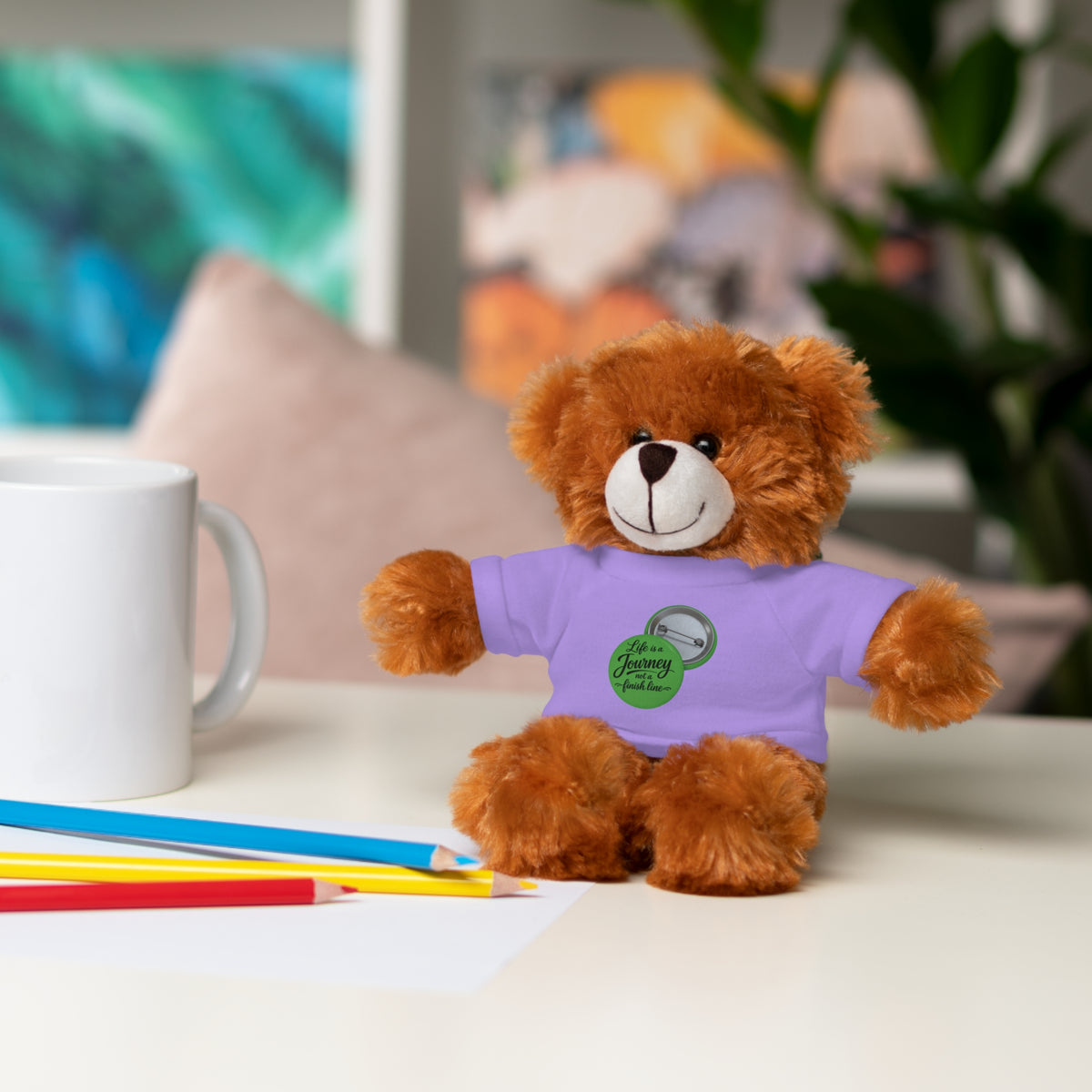 Custom T-Shirt Teddy Bear — Personalized Plush with Tee (Great for Gifts & Keepsakes)