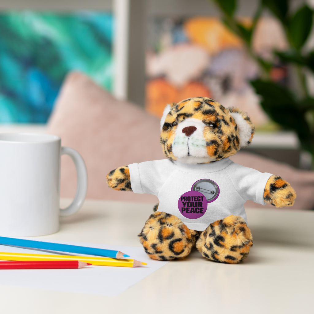Protect Your Peace Teddy Bear with 'Protect Your Peace' Tee
