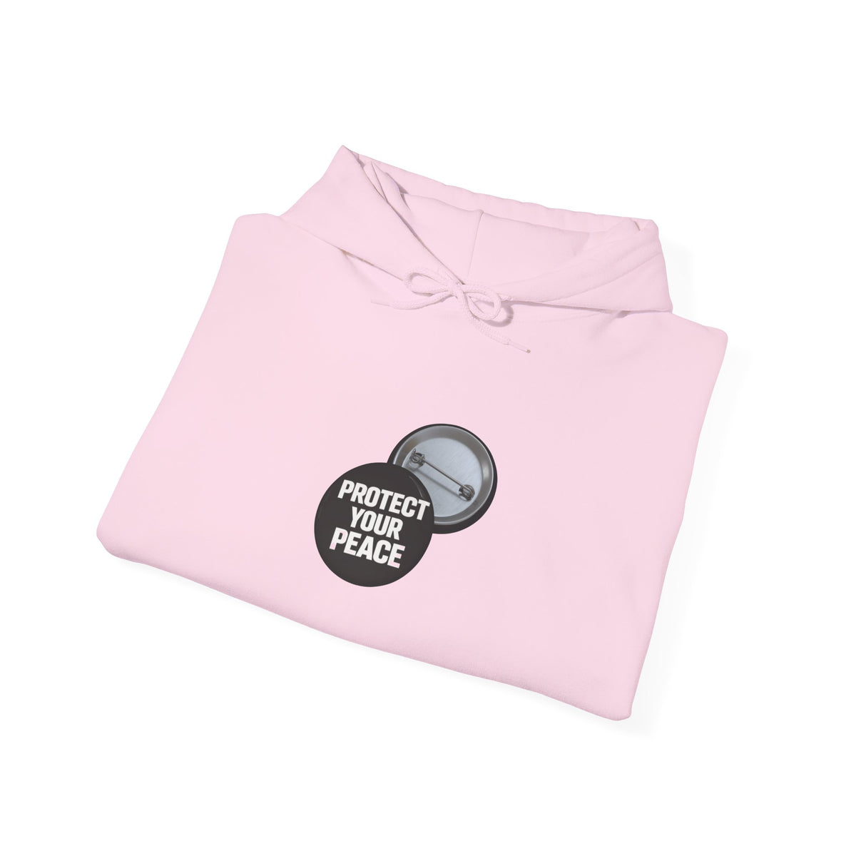 Hoodie graphic  and arm graphic design  protect your peace.