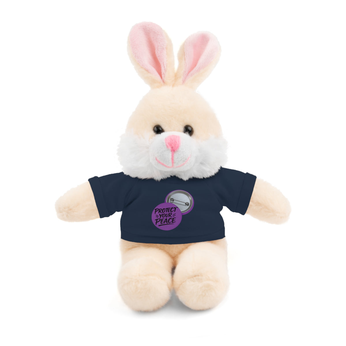 Plush Bear with 'Protect Peace' Tee