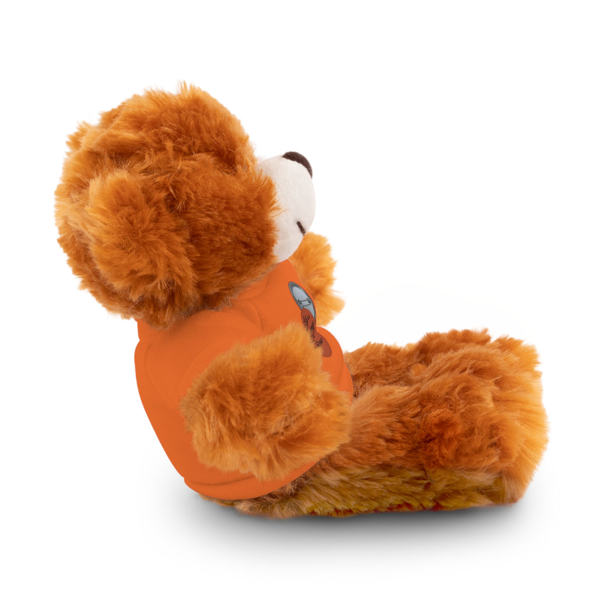 Life is a journey not a finish line. Plush Teddy Bear with Printed Tee — Cute Personalized Gift for Kids & Couples