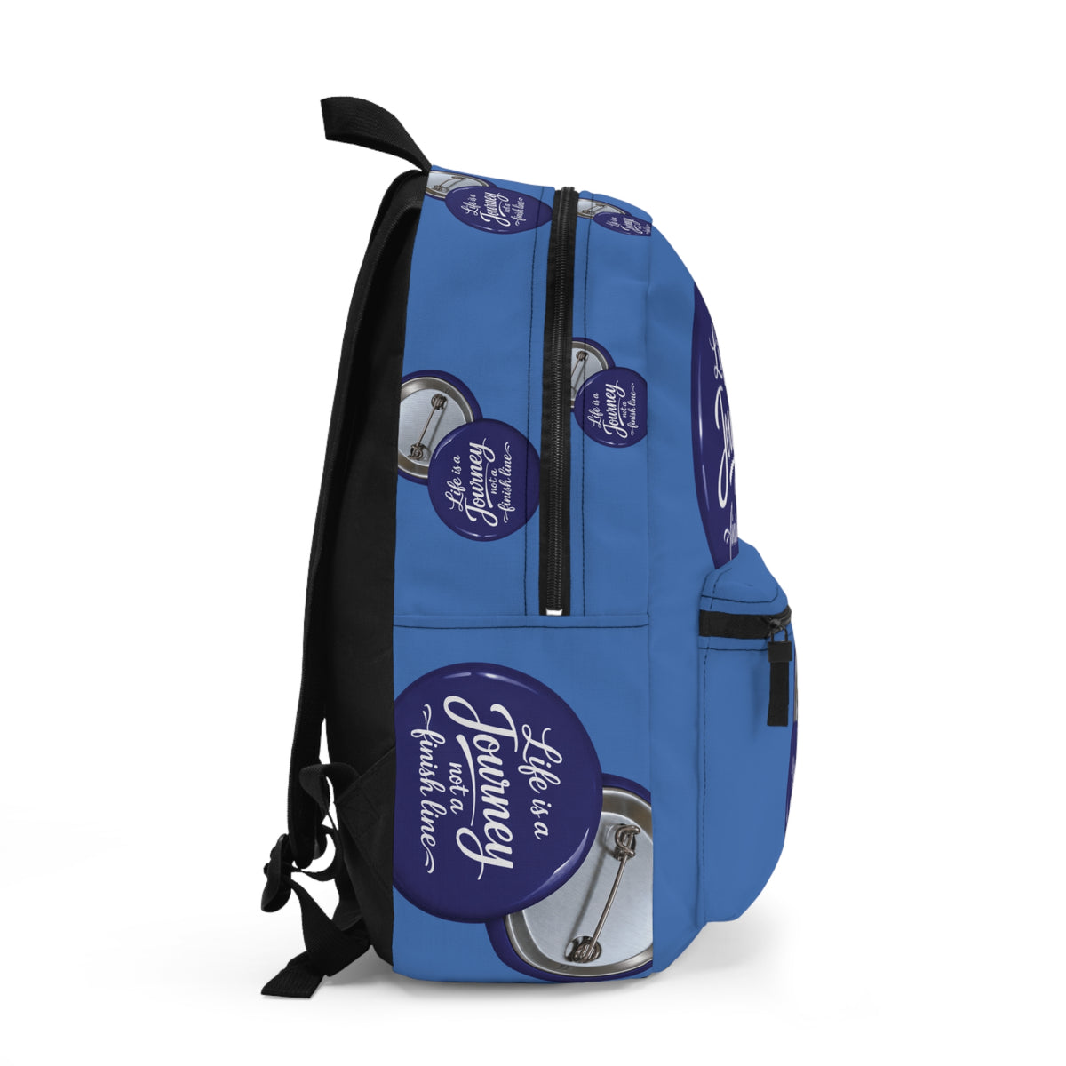 Inspirational "Life Is a Journey not a finish line.'  Backpack – Motivational  napsack.
