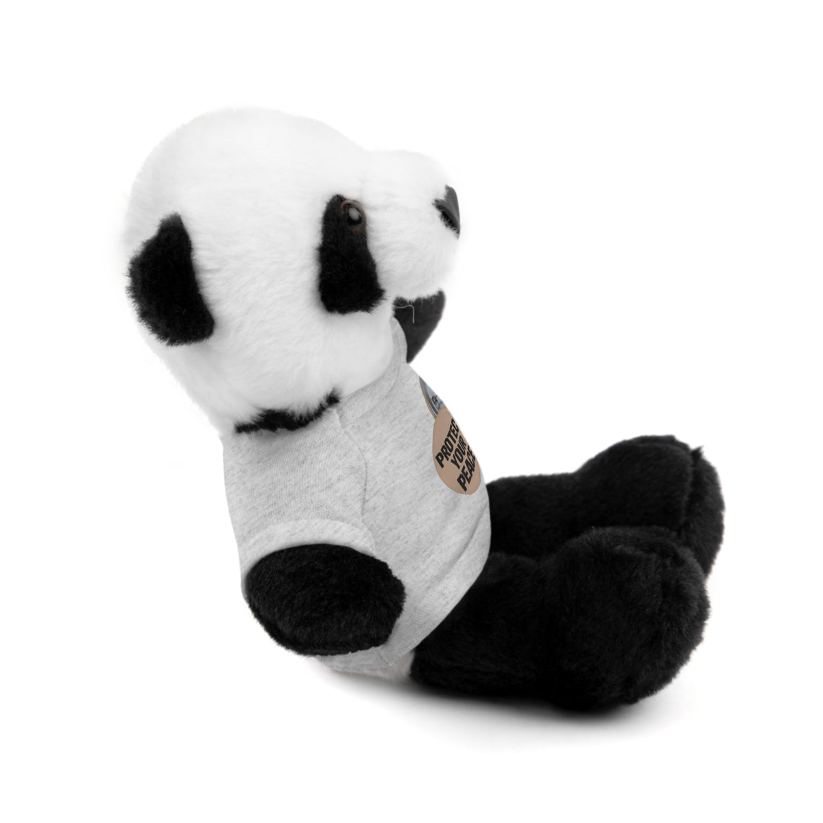 Protect Your Peace Teddy Bear — Plush Stuffed Animal with Tee
